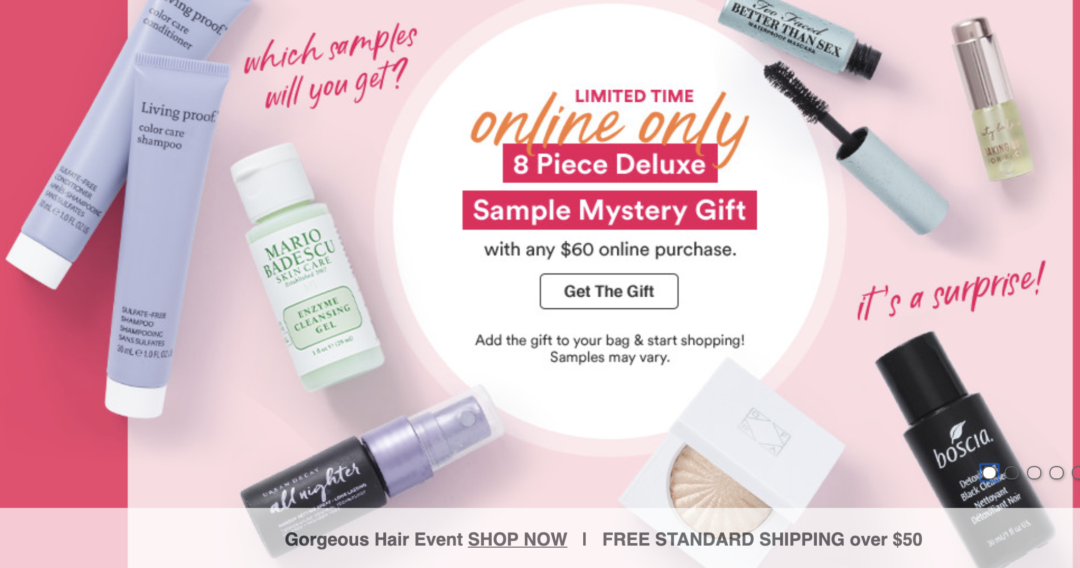 Ulta FREE 8 Pc Mystery Bag w/60 purchase + MORE Gift With Purchase