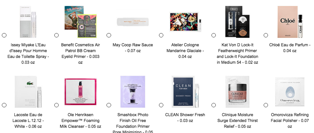 sephora gift with purchase 2