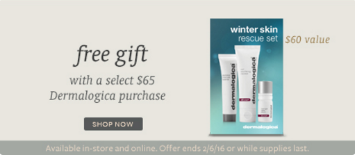 dermalogica gift with purchase