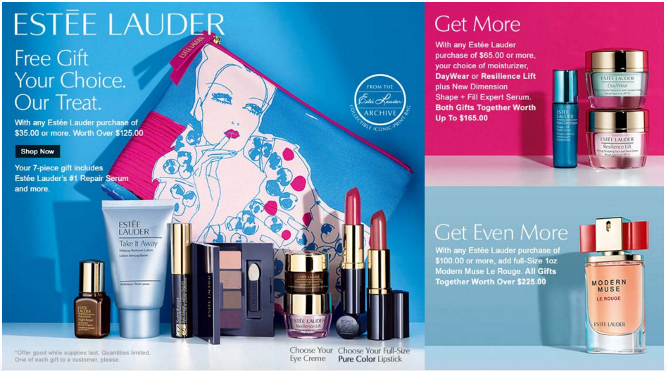 estee lauder gift with purchase