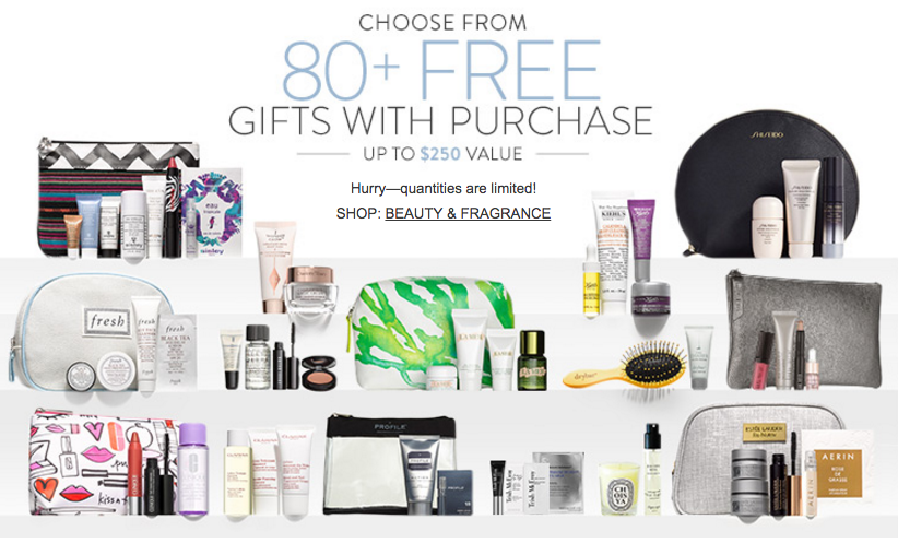 nordstrom gift with purchase