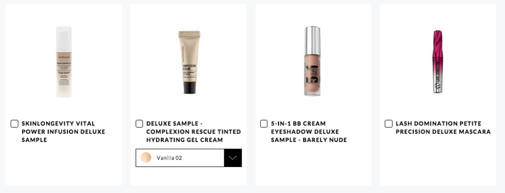 bareminerals gift with purchase