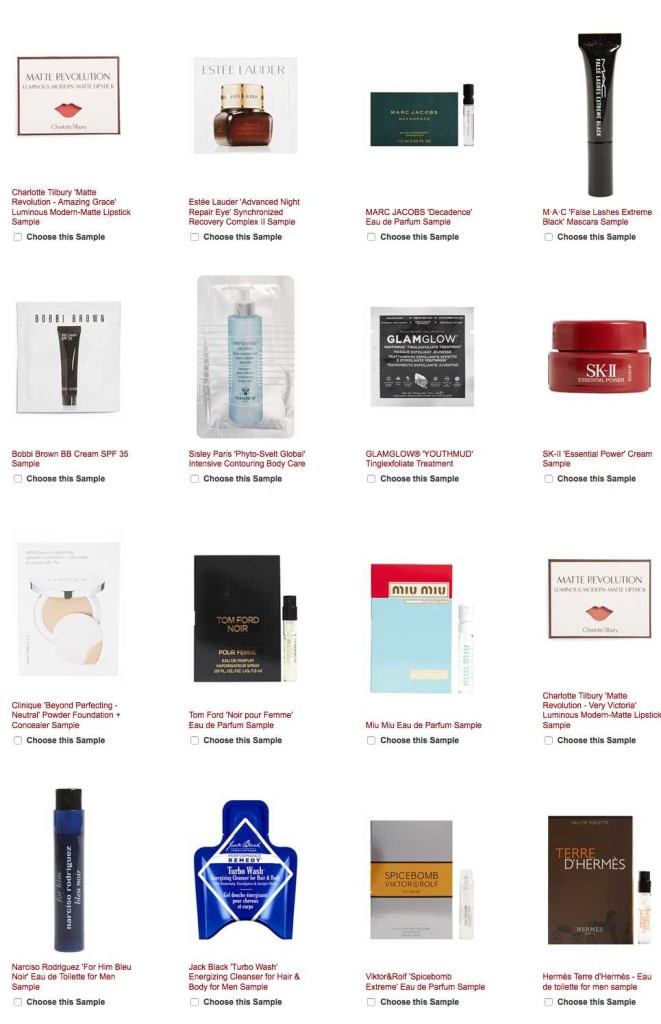 nordstrom free gifts