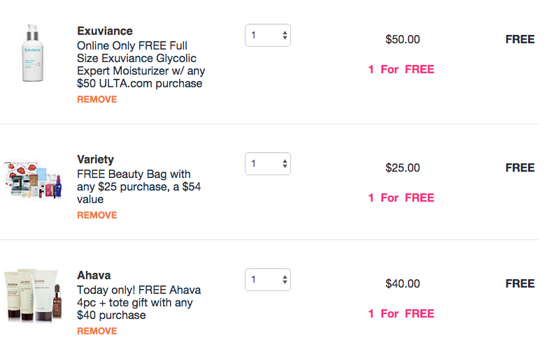 ulta gift with purchase