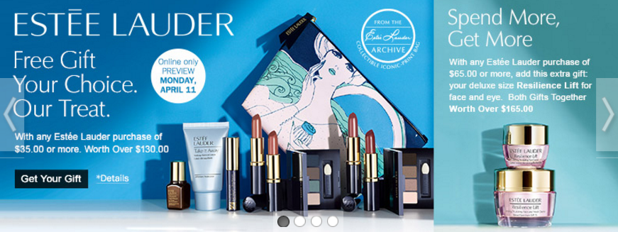 ESTEE LAUDER GIFT WITH PURCHASE