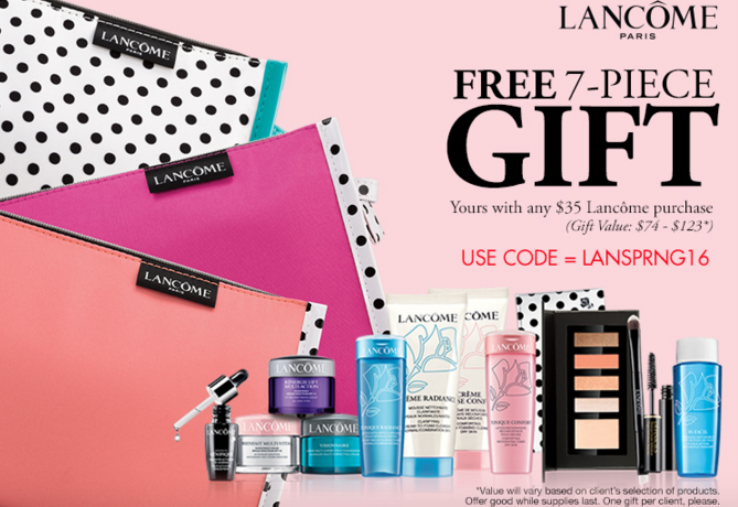 LANCOME GIFT WITH PURCHASE