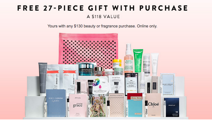 nordstrom gift with purchase