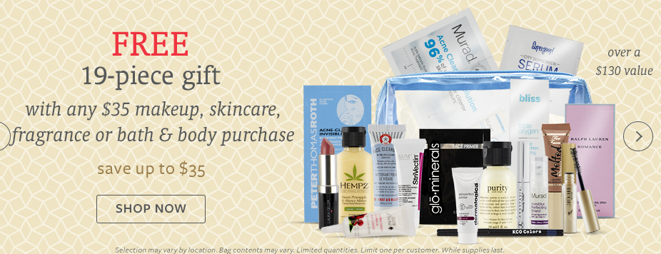 beautybrands gift with purchase