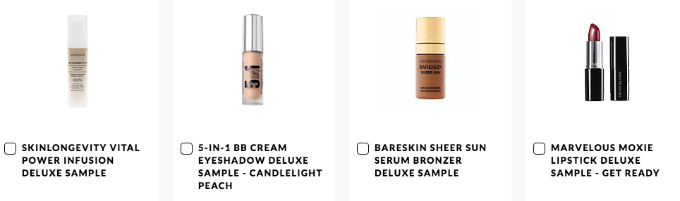 bareminerals gift with purchase