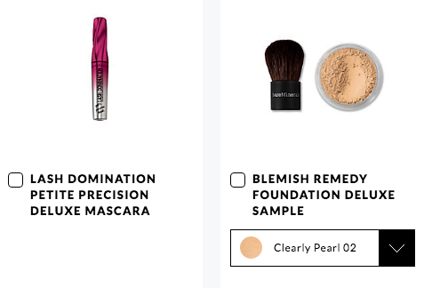 bareminerals gift with purchase