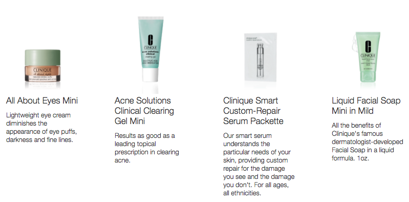 clinique gift with purchase