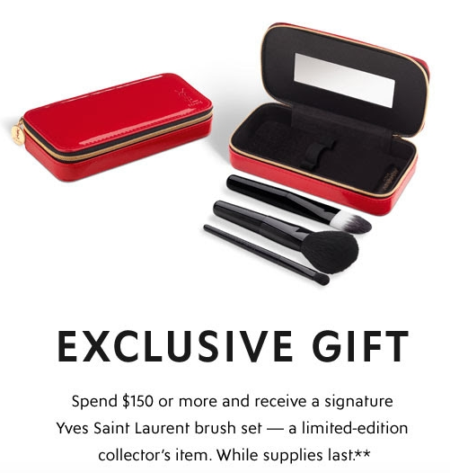 ysl gift with purchase