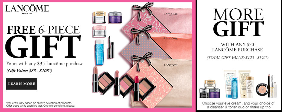 lancome gift with purchase