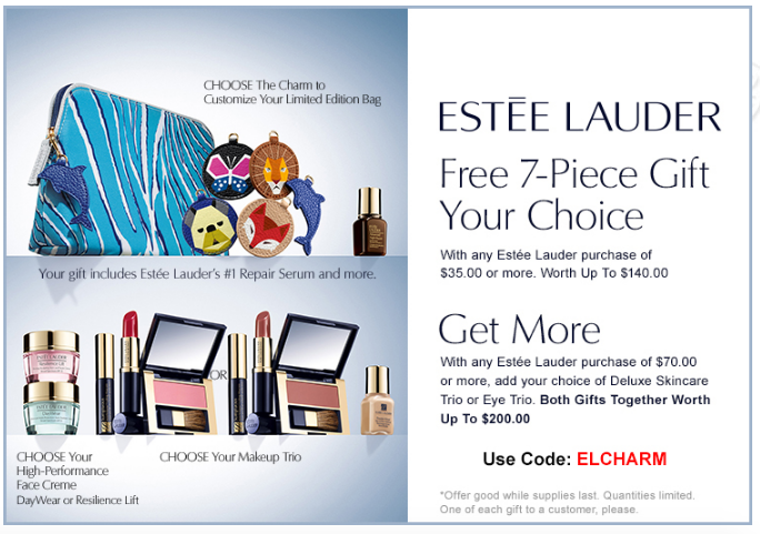 ESTEE lauder gift with purchase