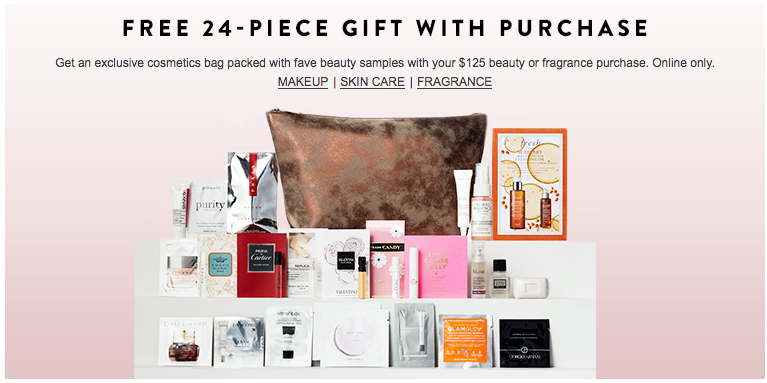 nordstrom gift with purchase