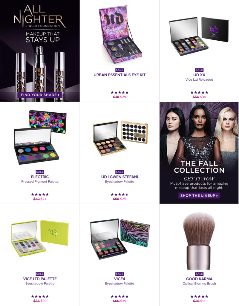 urban decay sale