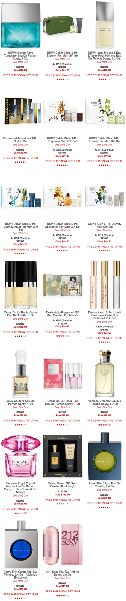 macy's fragrance sale