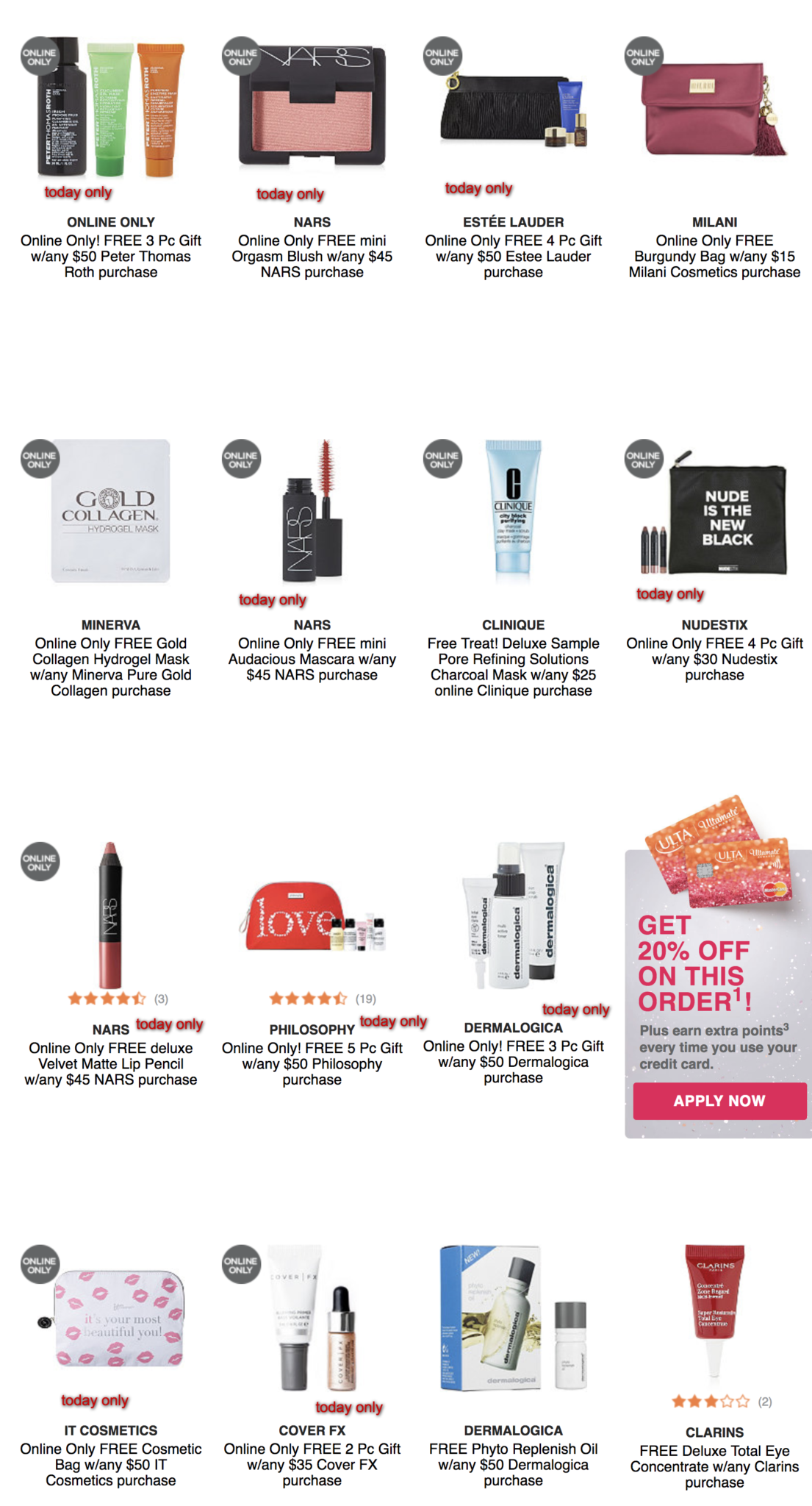 ulta gift with purchase