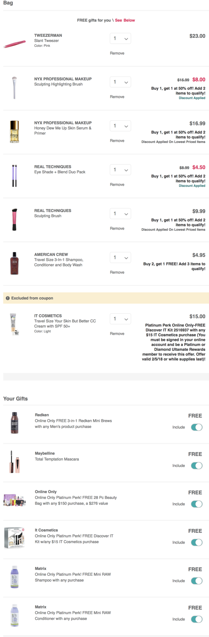 ulta purchase 1