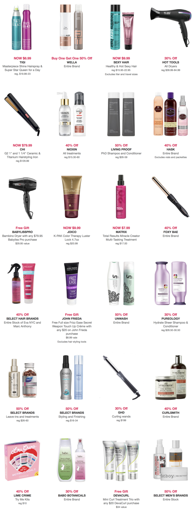 ULTA HAIR SALE