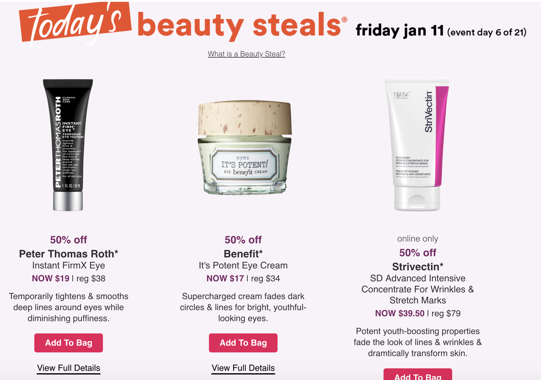 Ulta: Love Your Skin Event - DAY 6 + elf 50% off clearance + MORE ...