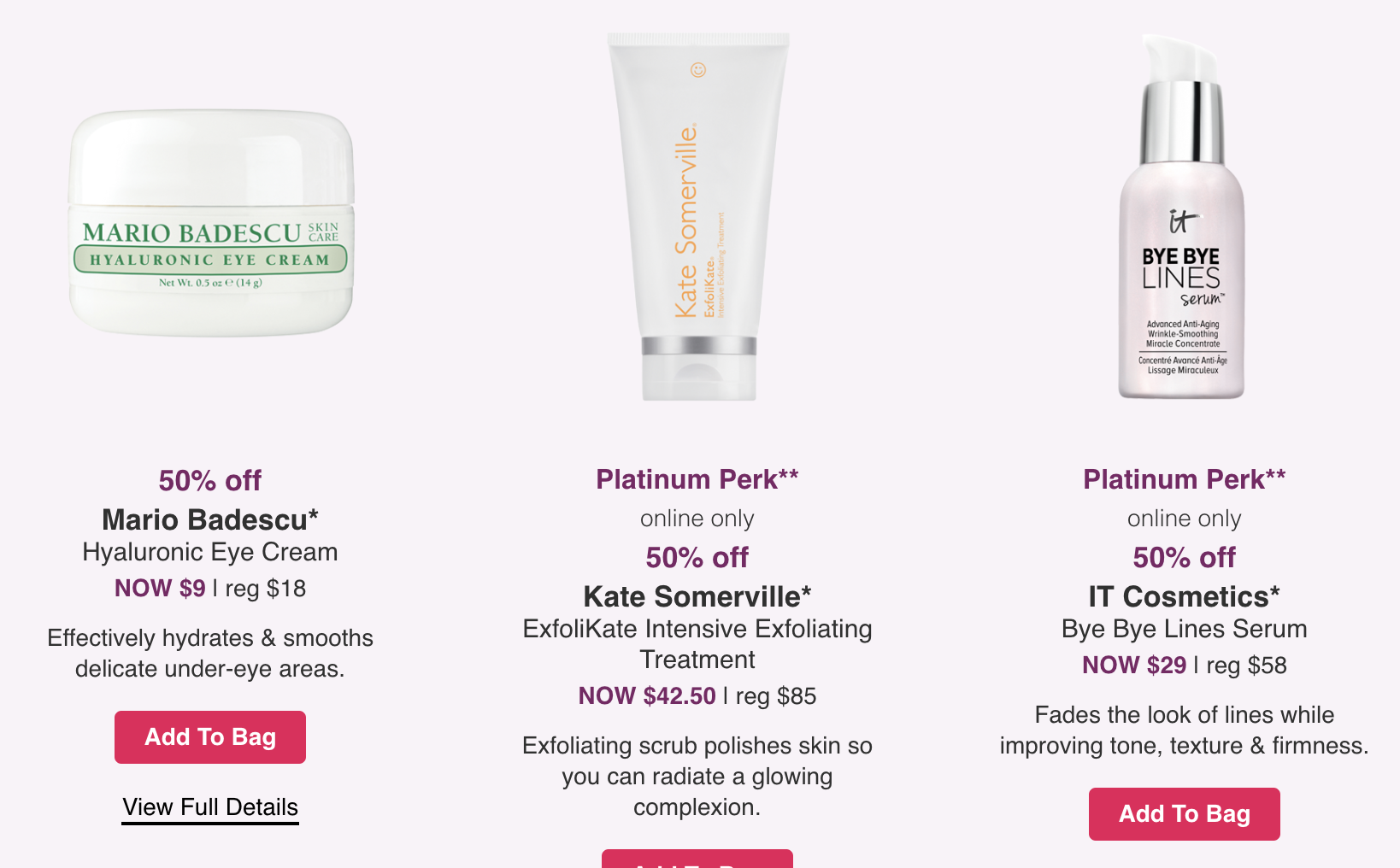 Ulta: Platinum Perks Day + Love Your Skin Event DAY 9 - Gift With Purchase