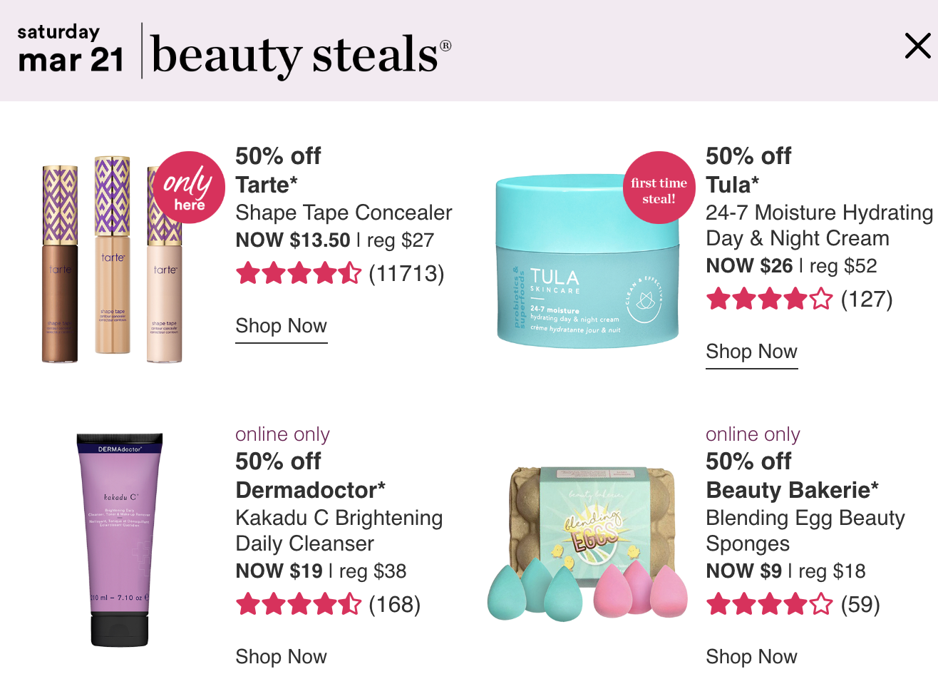 Ulta: 21 Days of Beauty - Day 7(3/21) - Gift With Purchase