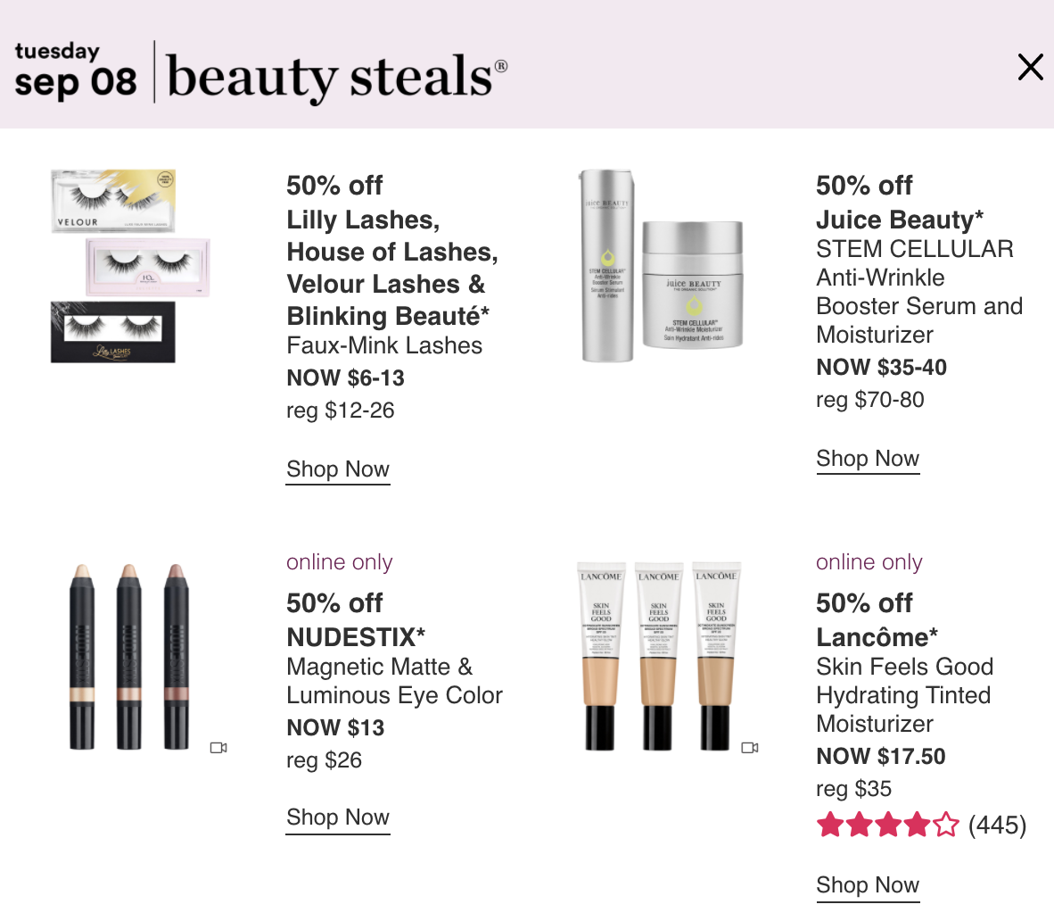 Ulta 21 Days of Beauty - 9/8 DAY 10 (tomorrow) - Gift With Purchase
