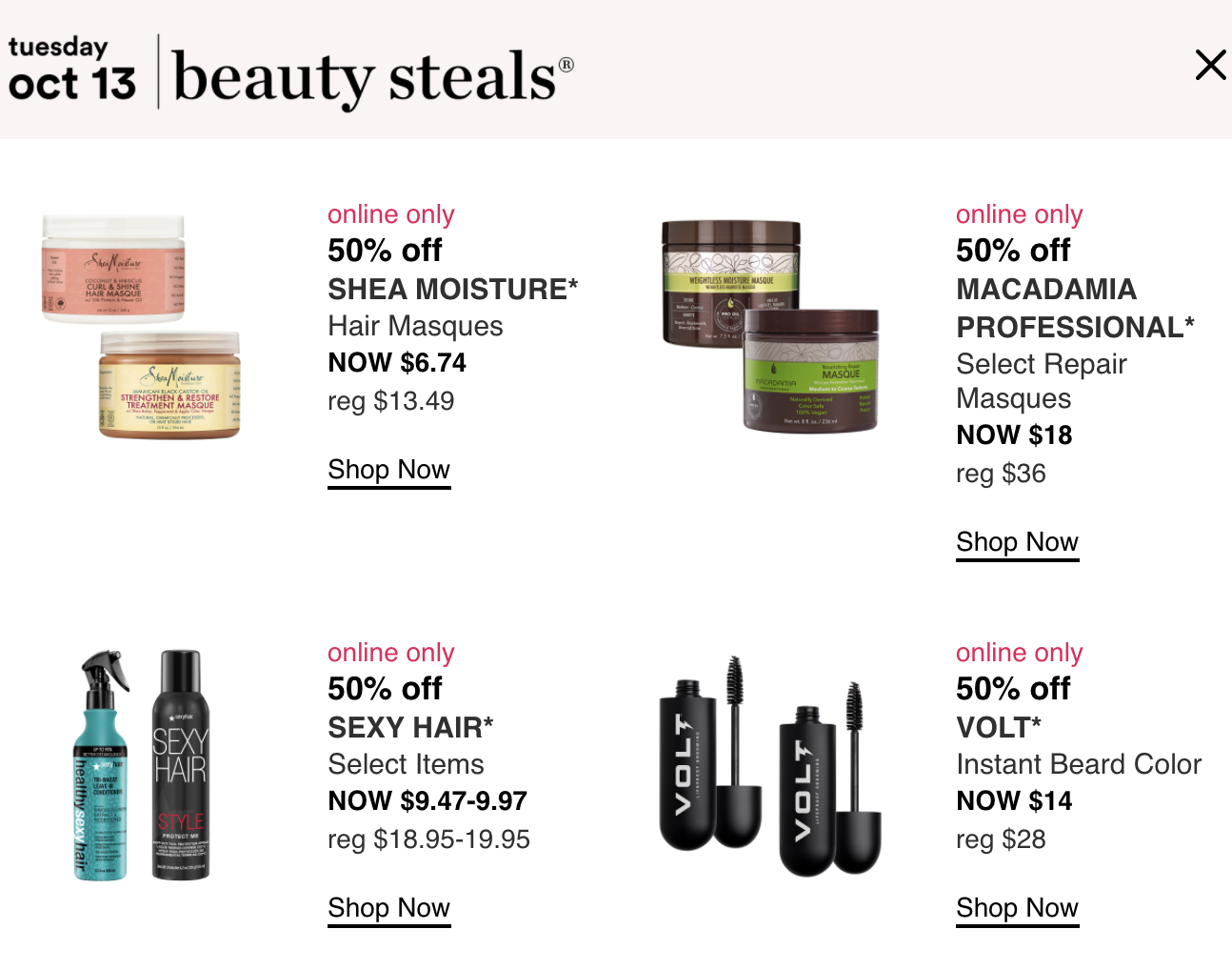 Ulta: Gorgeous Hair Event - Day 10(tomorrow) - Gift With Purchase