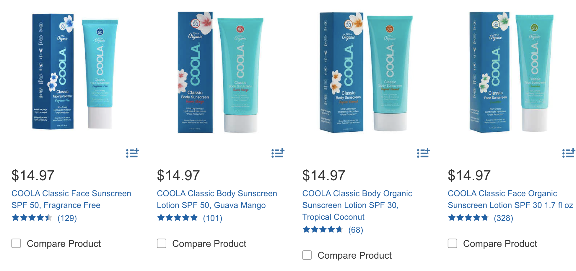 costco coola sunscreen