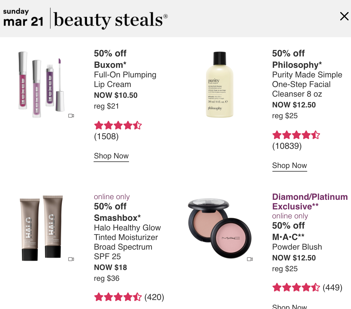 Ulta 21 Days of Beauty - Day 8 (3/21 Tomorrow) - Gift With Purchase