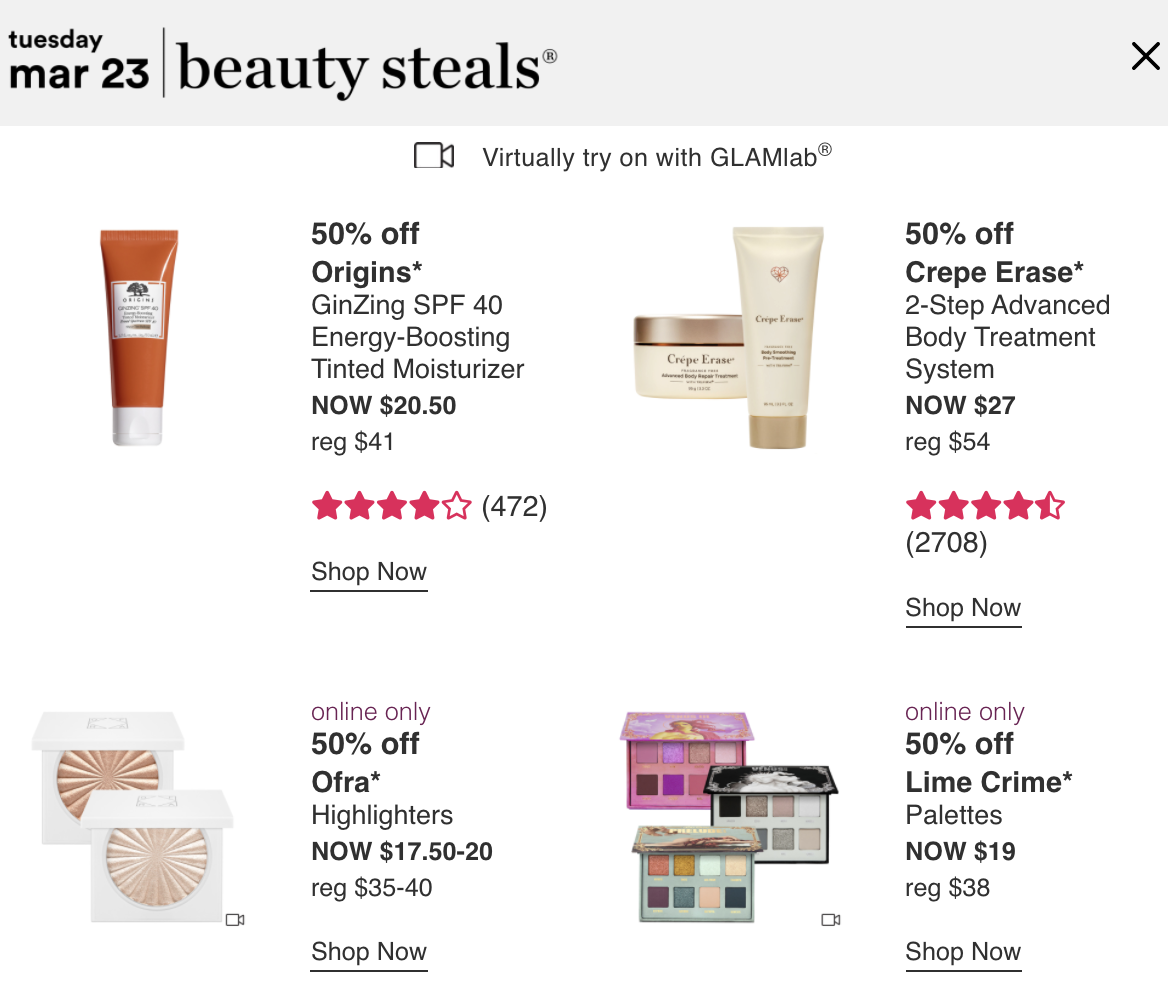 Ulta 21 Days of Beauty - Day 10 (3/23 Tomorrow) - Gift With Purchase