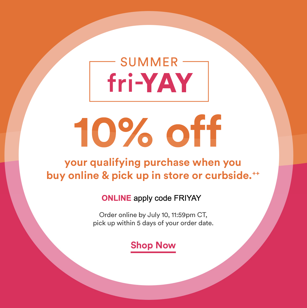 Ulta 10 off with buy online and pick up instore + July Free Birthday