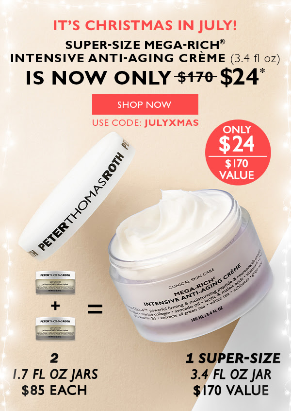 Mega-Rich Intensive Anti-Aging Creme - Super Size outlet