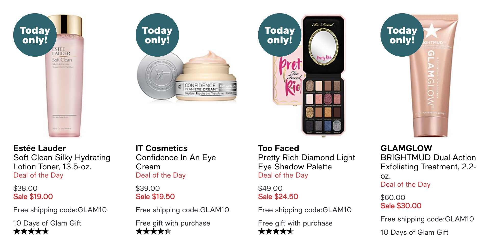 Macy's 10 Days of Glam Day 1 Gift With Purchase