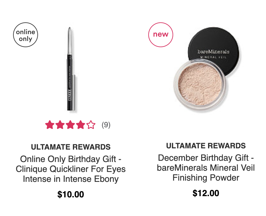 Ulta Free December Birthday Gift + New sale items + MORE Gift With