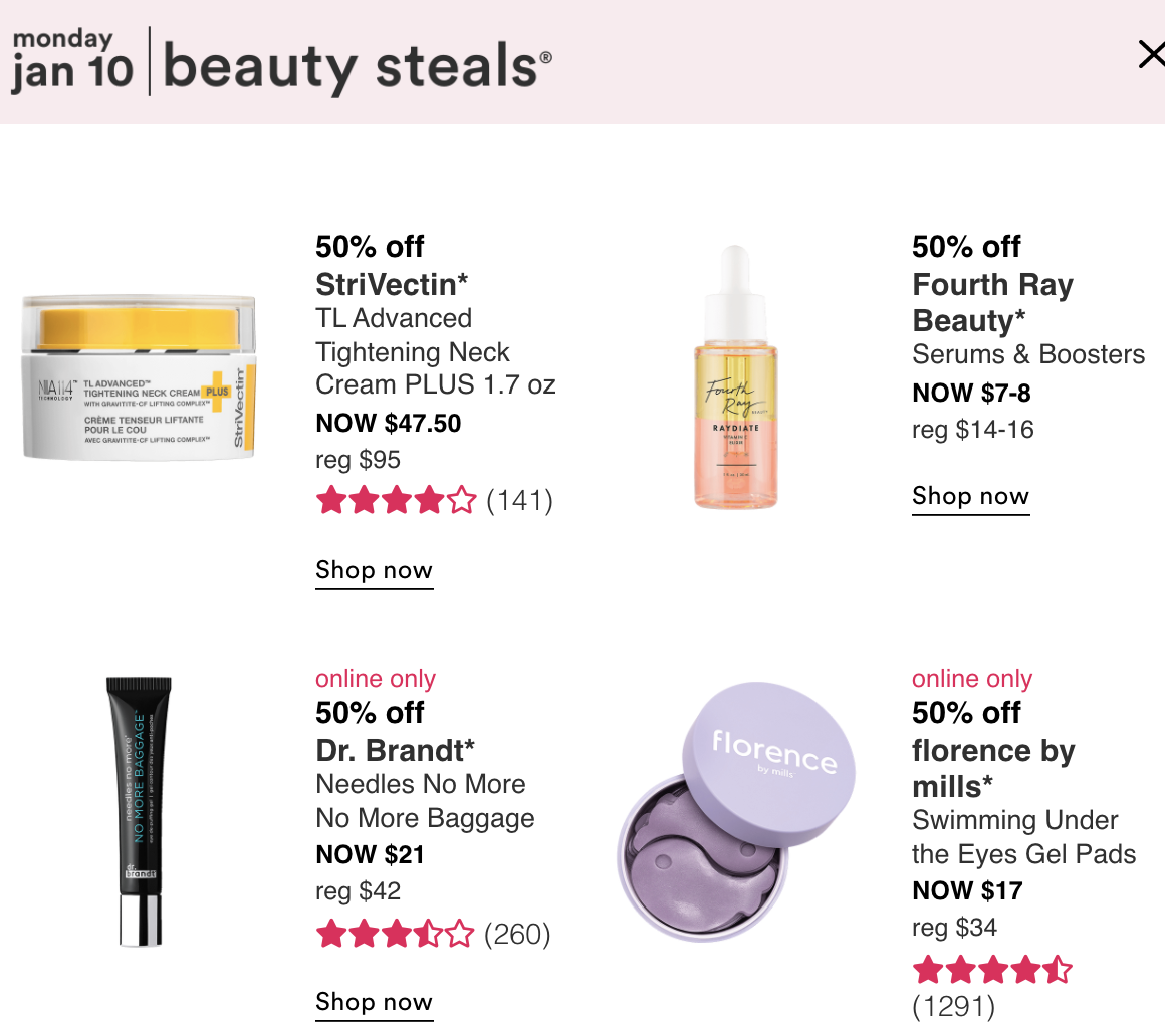 Ulta Love Your Skin Event Day 9 (tomorrow) Gift With Purchase