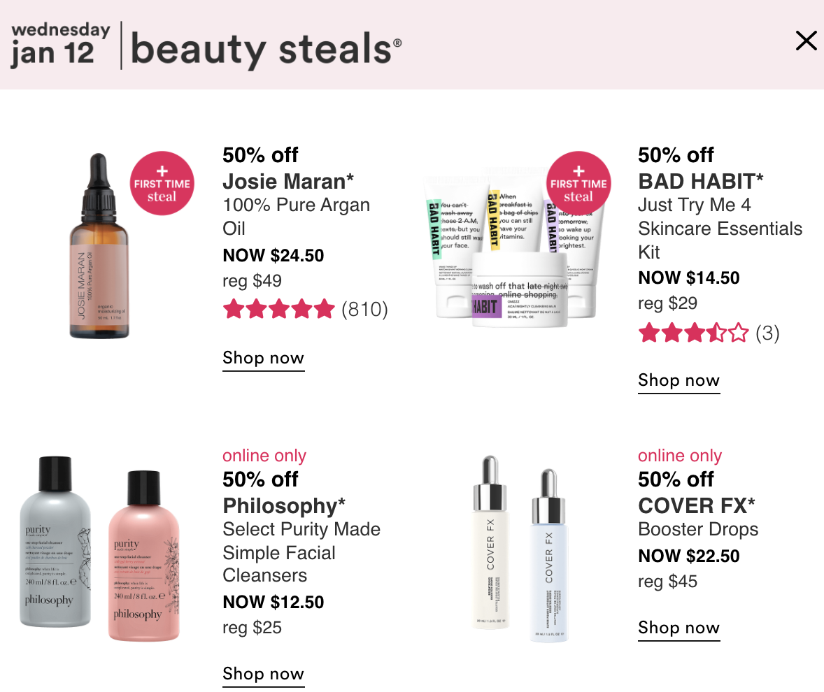 Ulta: Love Your Skin Event - Day 11 (tomorrow) - Gift With Purchase