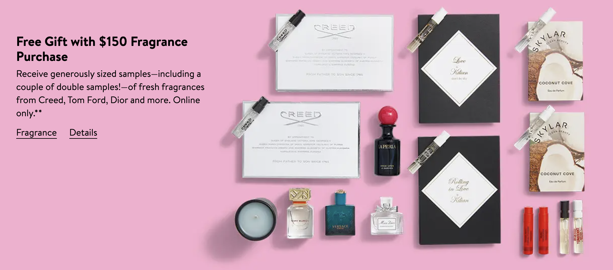 Nordstrom: Free 10 pcs gift with $150 fragrance purchase + up to 40% off  select fragrances - Gift With Purchase
