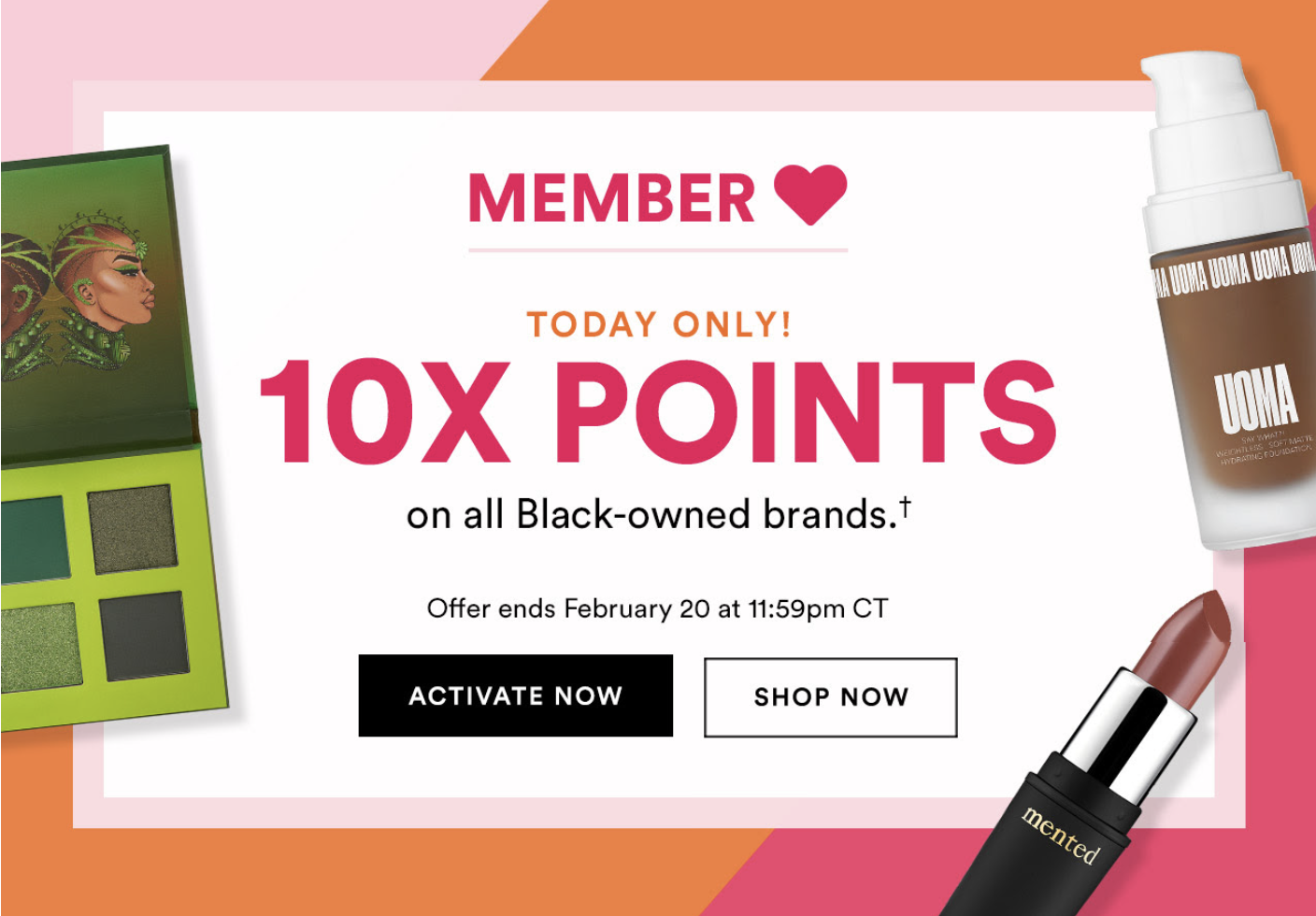 Ulta 10X points on all BlackOwned Brands today only + MORE Gift
