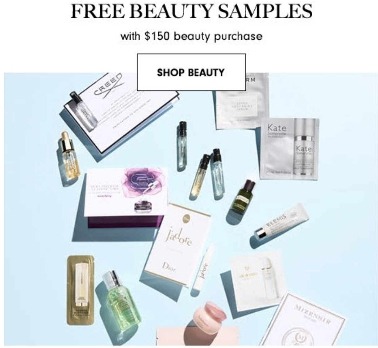 Neiman Marcus Beauty Samples, Yours with any $150 Beauty Purchase