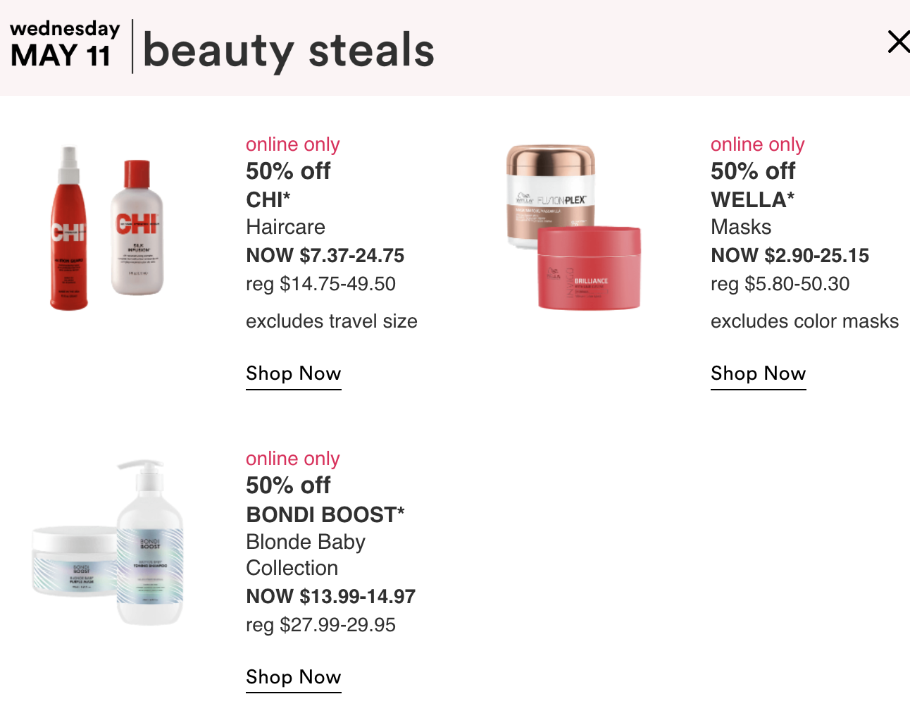 Ulta Gorgeous Hair Event (5/8 - 5/28) - 5/11 tomorrow - Gift With Purchase