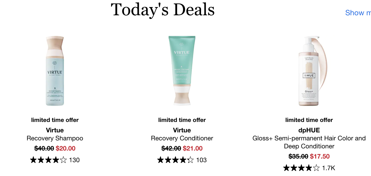 Sephora: Oh Hair Yeah! Daily Offers - 5 7 - Gift With Purchase