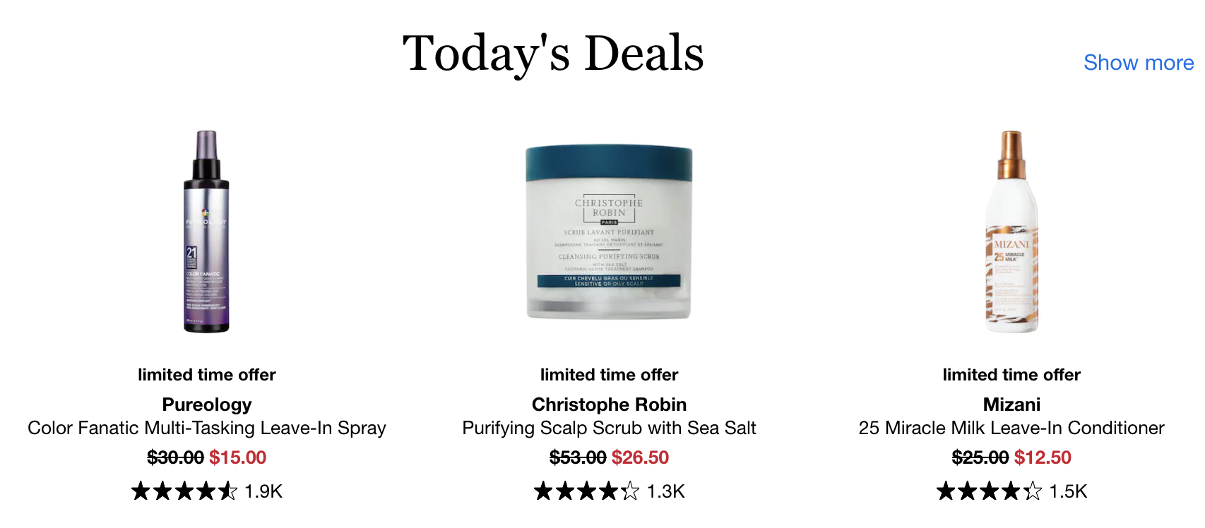 Sephora: Oh Hair Yeah! Daily Offers - 5/13 - Gift With Purchase