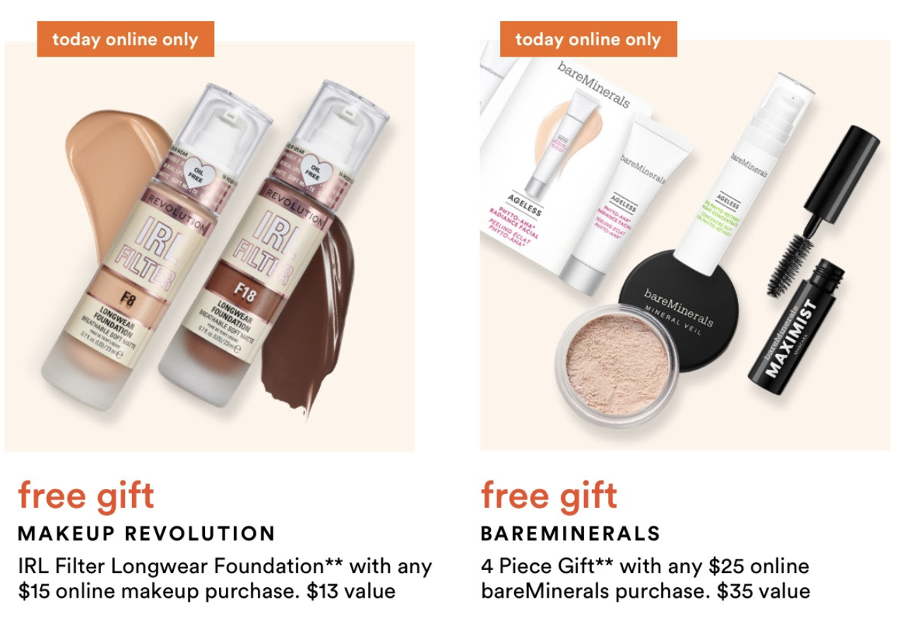 Ulta: Just added Platinum/Diamond perks - Gift With Purchase