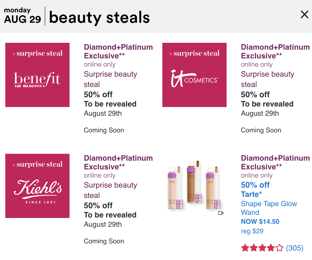 Ulta 21 Days of Beauty Day 2 (8/29 tomorrow) Gift With Purchase