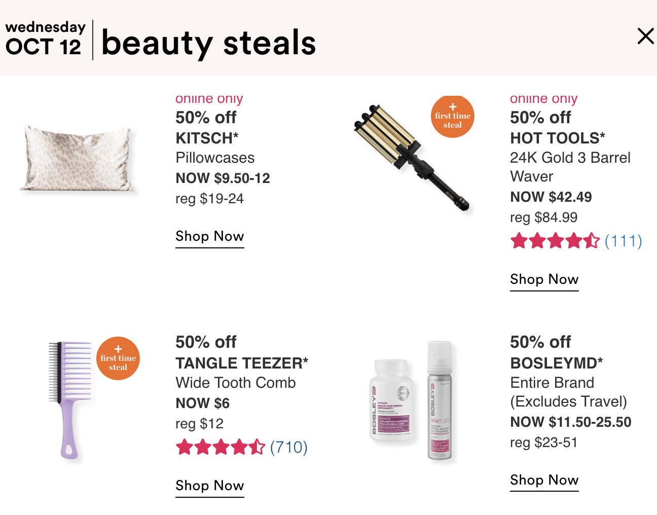 Ulta Gorgeous Hair Event (10/2 - 10/22) - 10/12 tomorrow - Gift With ...