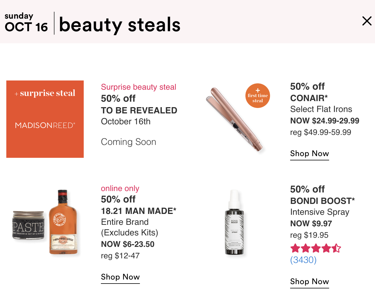 Ulta Gorgeous Hair Event (10/2 - 10/22) - 10/16 tomorrow - Gift With ...