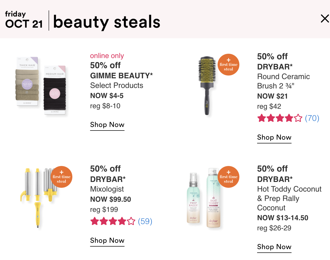 Ulta Gorgeous Hair Event (10/2 - 10/22) - 10/21 tomorrow - Gift With ...