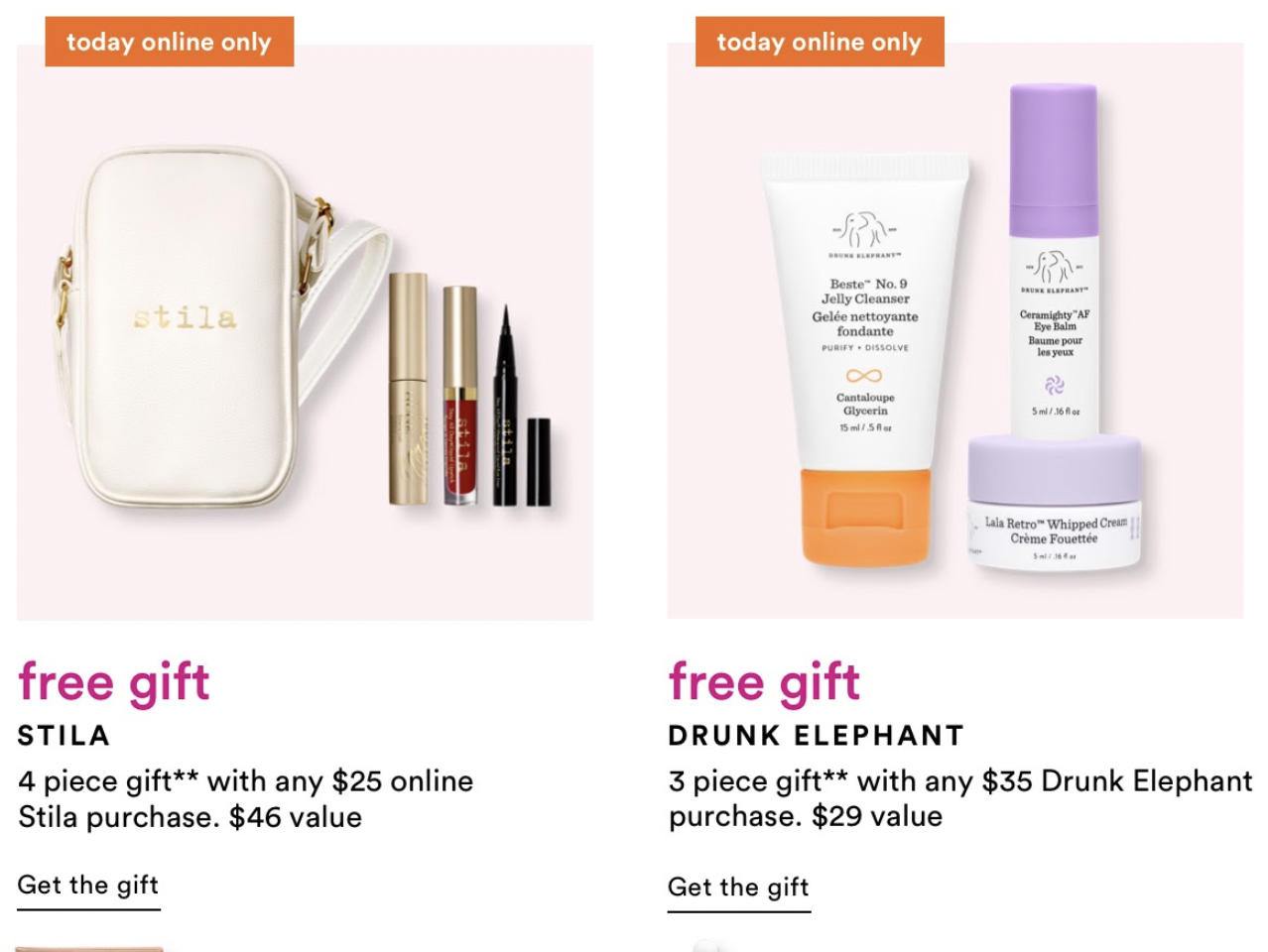 Ulta Just added Diamond/Platinum Perks Gift With Purchase